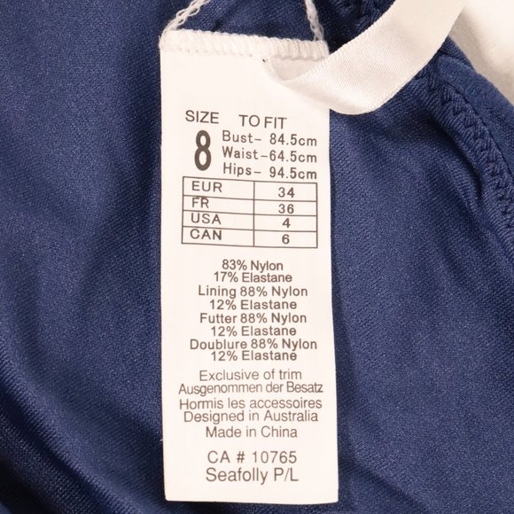 NWT Seafolly X Revolve Freshwater Hipster in Blue Opal - Picture 9 of 13